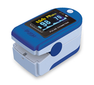 Contec Oxymetre de Doigt Adulte bleu